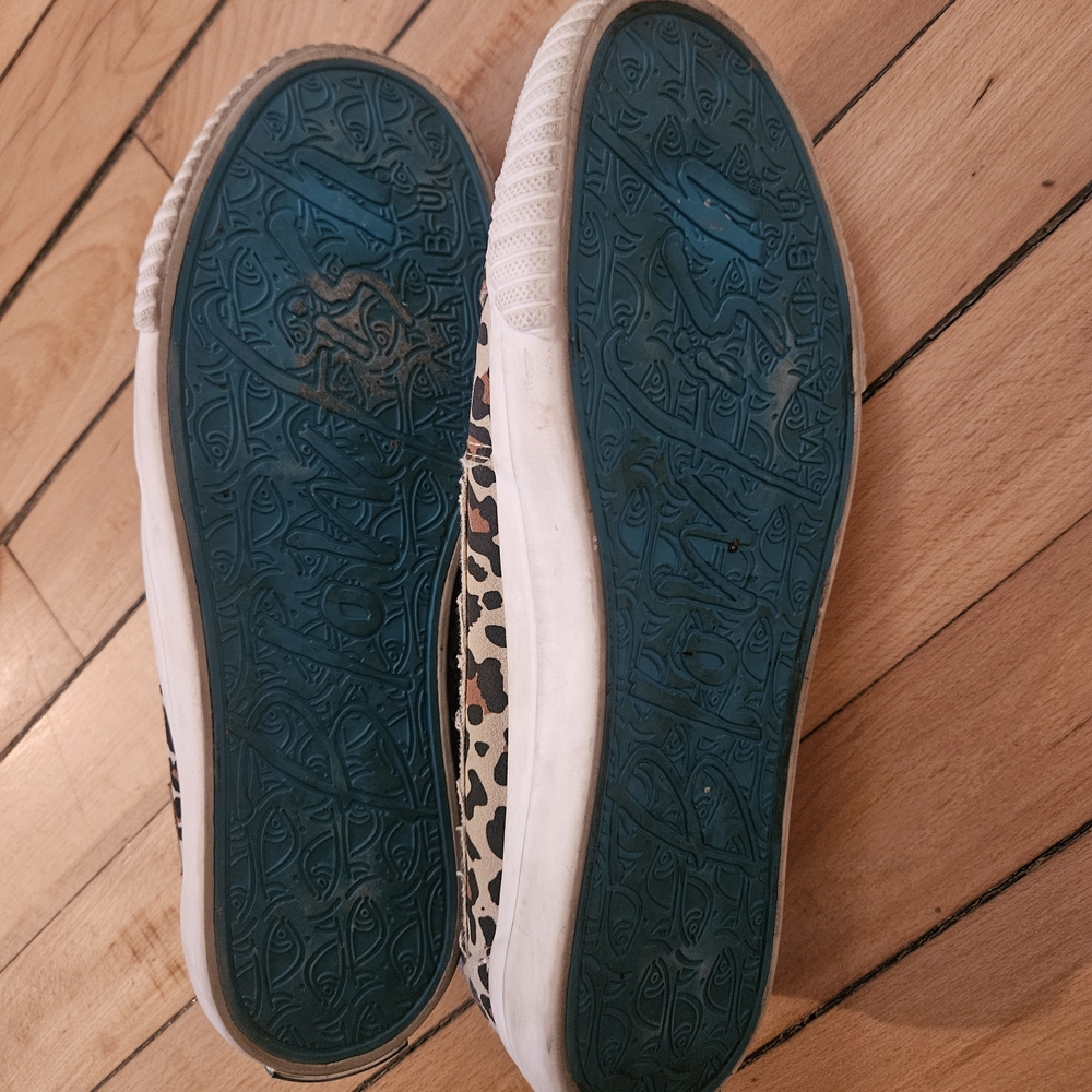 Blowfish Women's Leopard Print Slip-On Sneakers - Picture 4 of 4